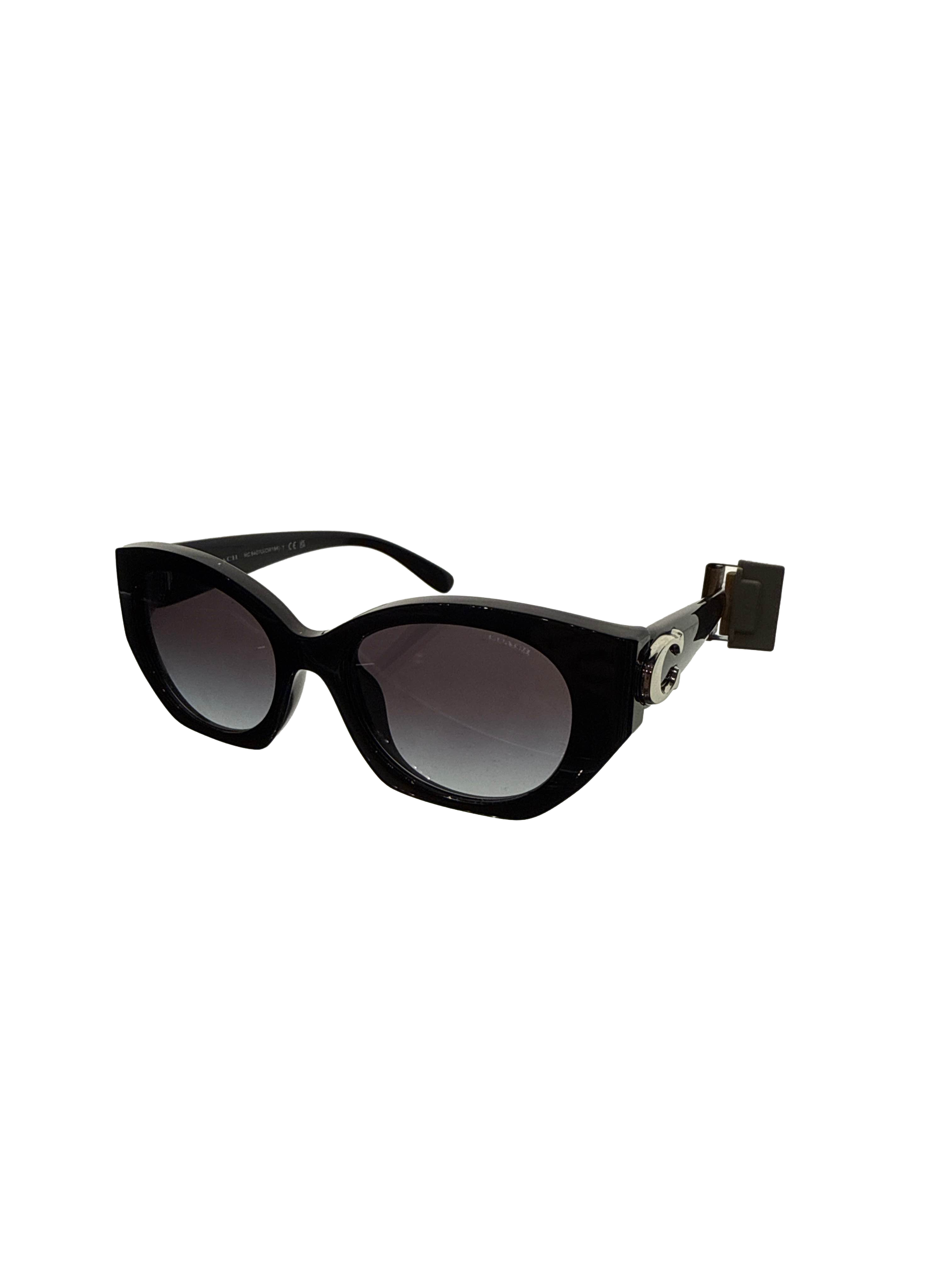 【Coach】Idol Oval Sunglasses  黑
