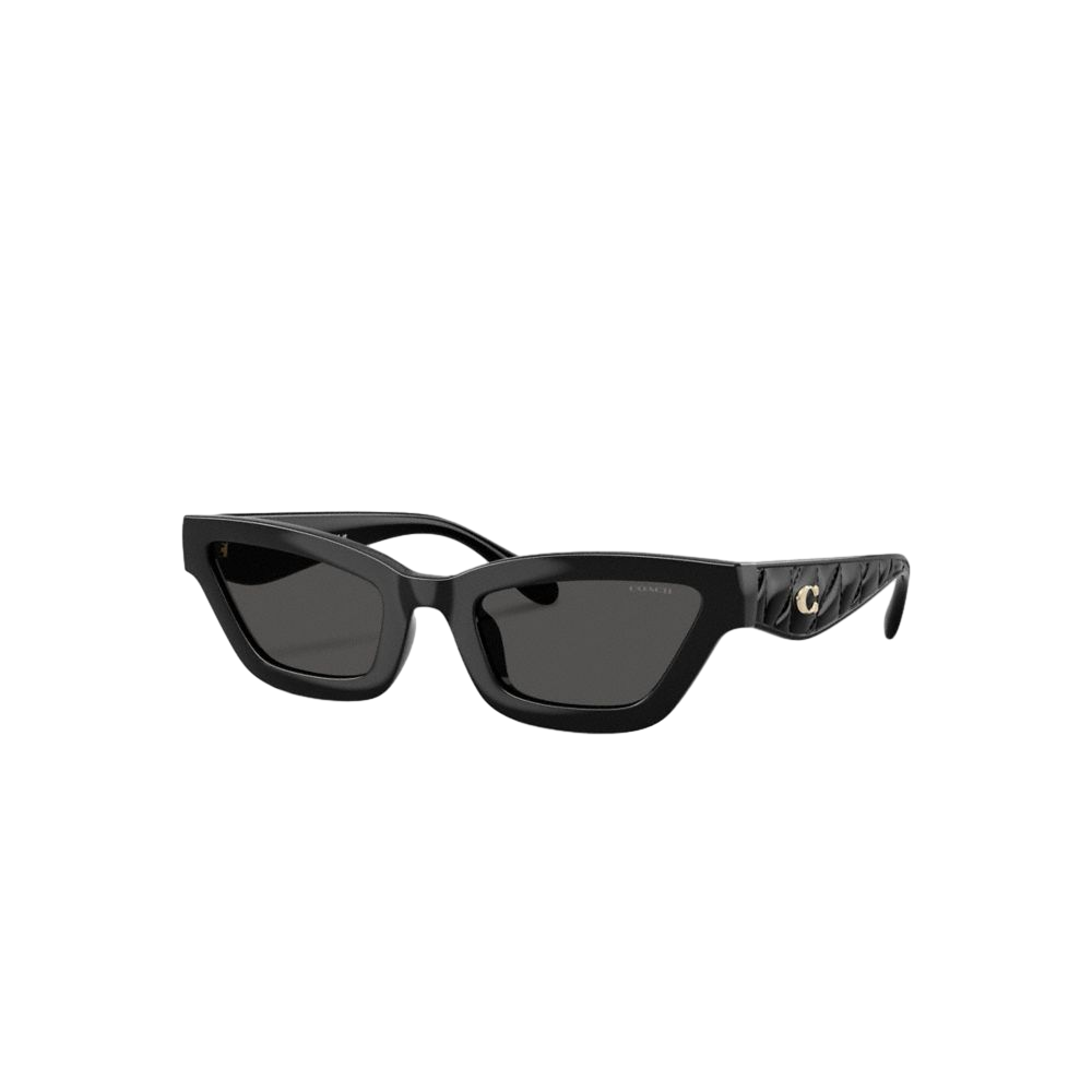 【Coach】Quilted Narrow Cat Eye Sunglasses  黑