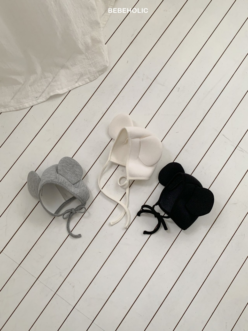 正韓春bebeholic 大耳朵綁帶帽