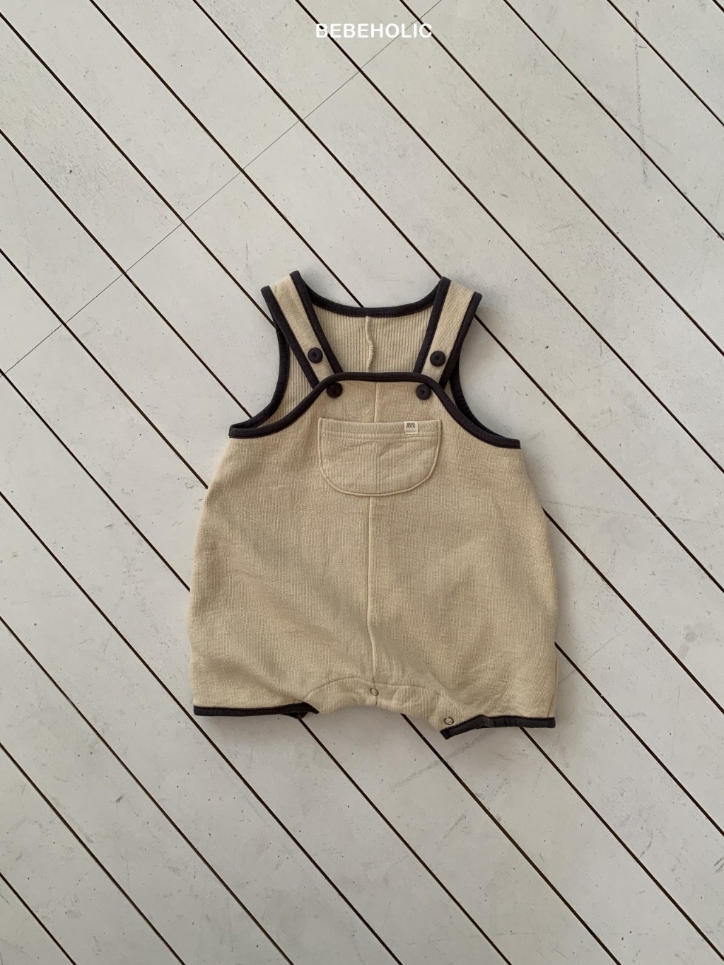正韓春bebeholic 嫩嬰小口袋吊帶包屁褲