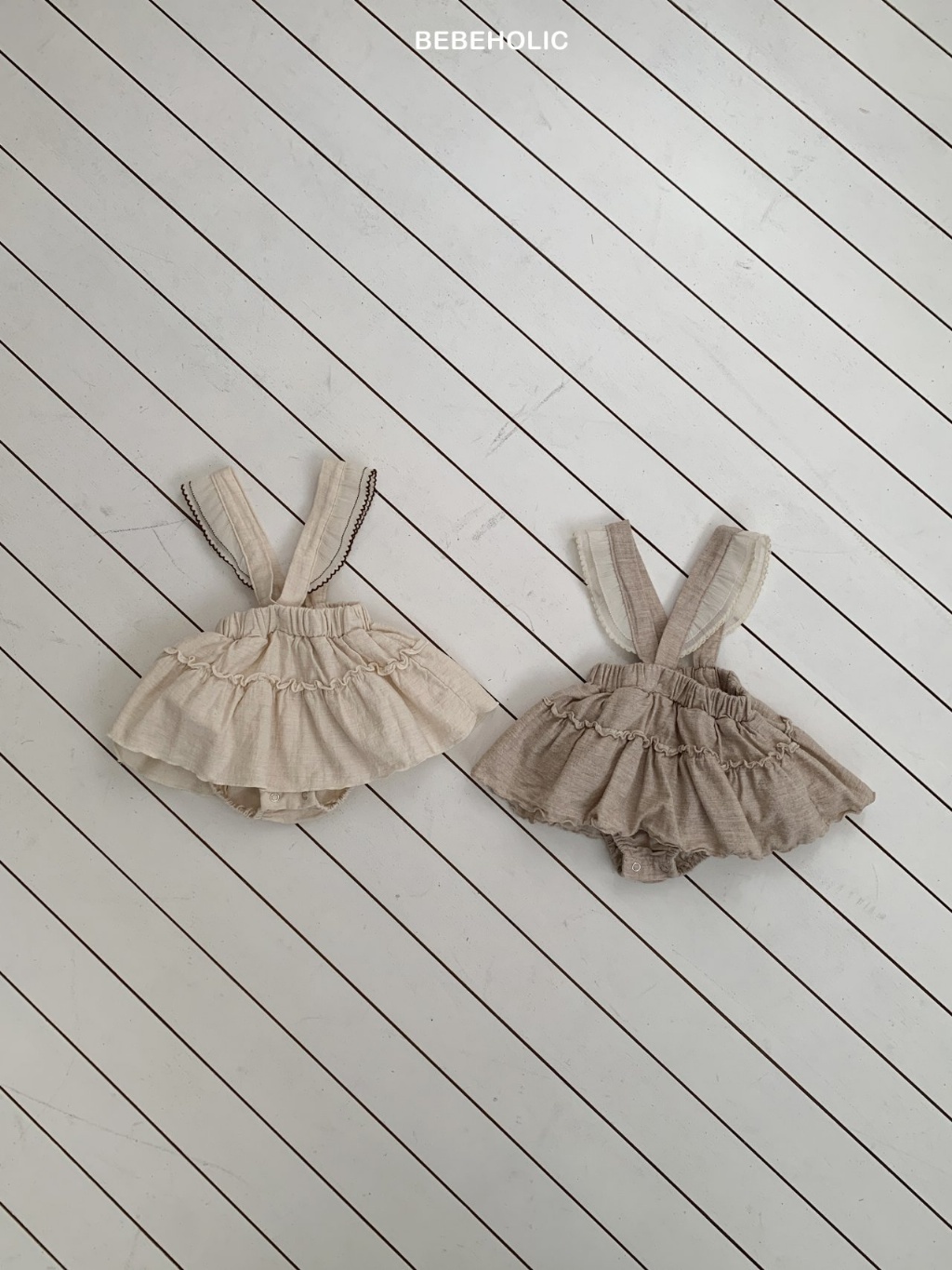 正韓春bebeholic 嫩嬰溫柔感吊帶裙