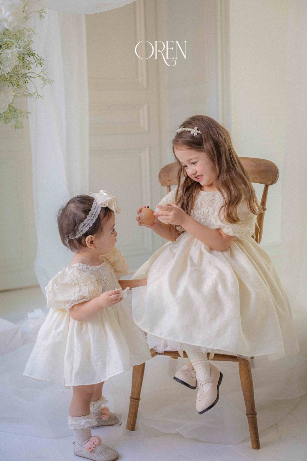 正韓春oren 嫩嬰精緻高級感包屁裙