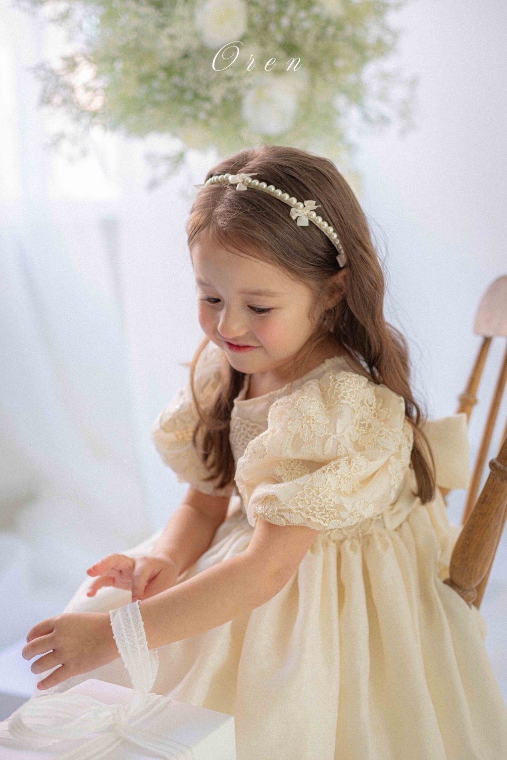 正韓春oren 精緻珍珠髮箍