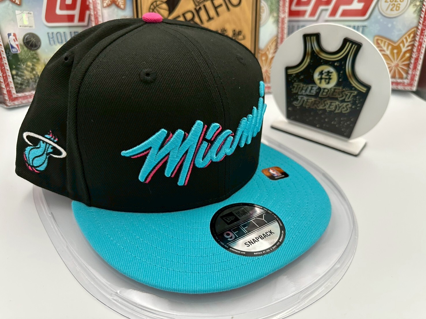 NBA帽子 Miami Heat 邁阿密熱火 25-26 城市 棒球帽 New Era 9FIFTY 可調式 全新