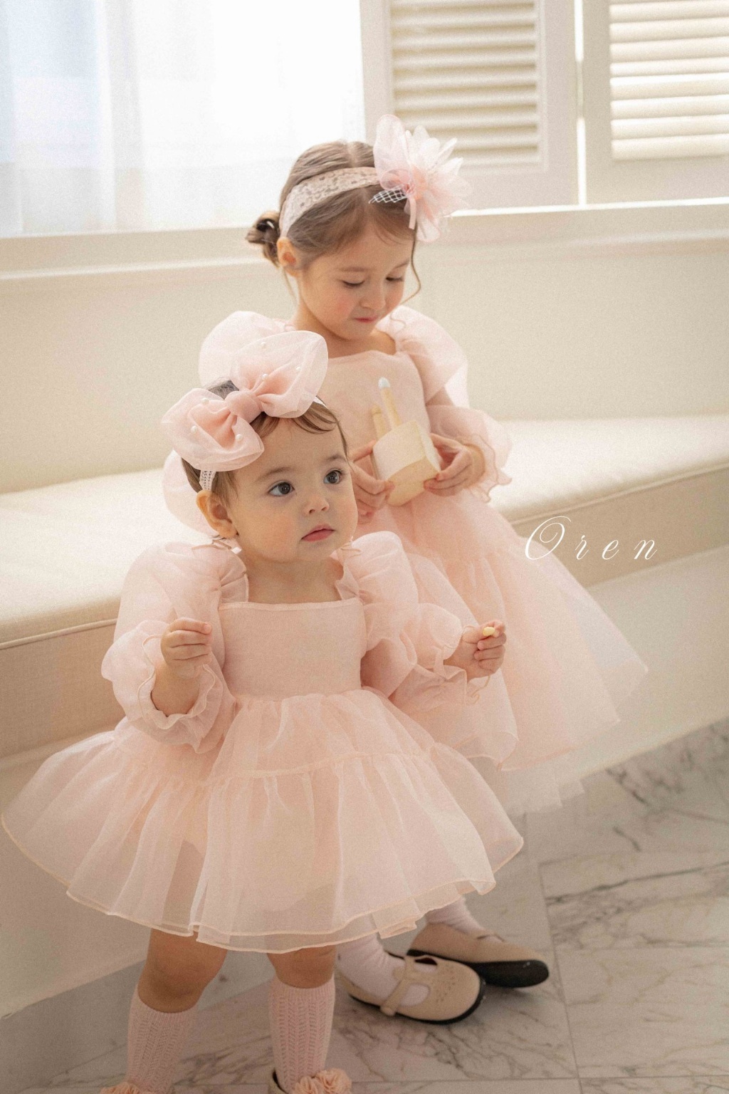 正韓春oren 小童生日婚禮必備洋裝