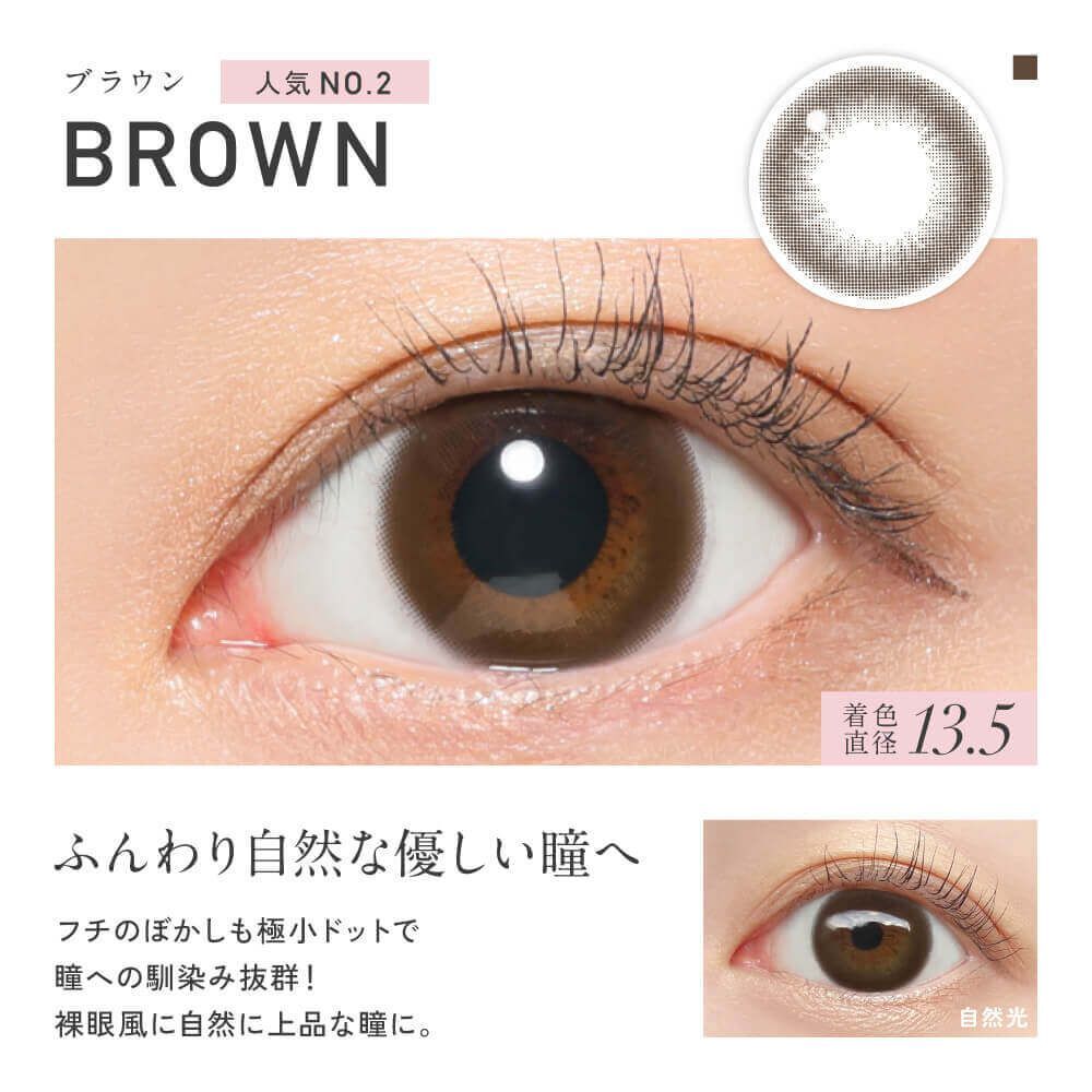 [日版]ReVIA 1 Day (Brown)(10片)
