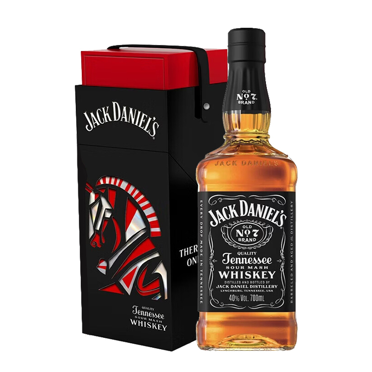 Jack Daniel's Old No.7 Tennessee Whiskey Year of Horse Edition 馬年特別版(紅黑色馬頭禮盒) 700ml