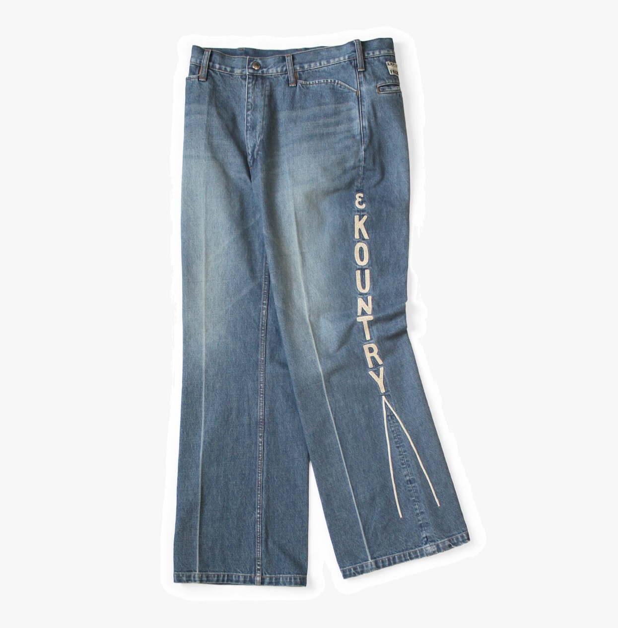 1/17 RELEASE: KAPITAL 14oz Denim 5P Frisco (KOUNTRY Embroidery) - PRE ORDER ITEM (預訂中)