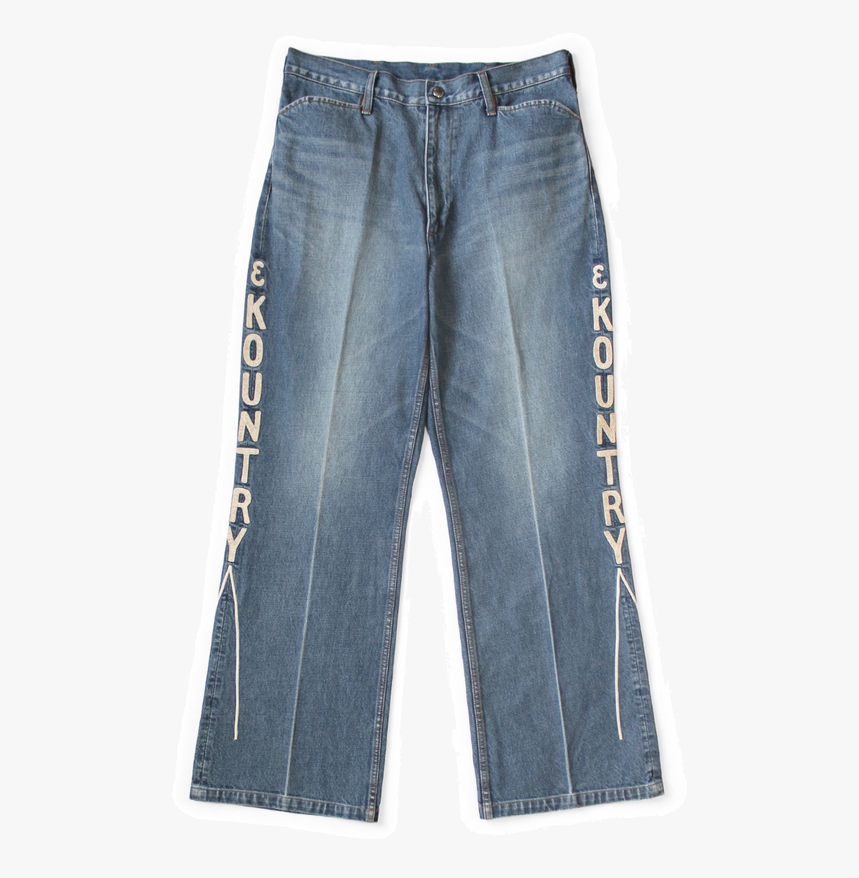 1/17 RELEASE: KAPITAL 14oz Denim 5P Frisco (KOUNTRY Embroidery) - PRE ORDER ITEM (預訂中)