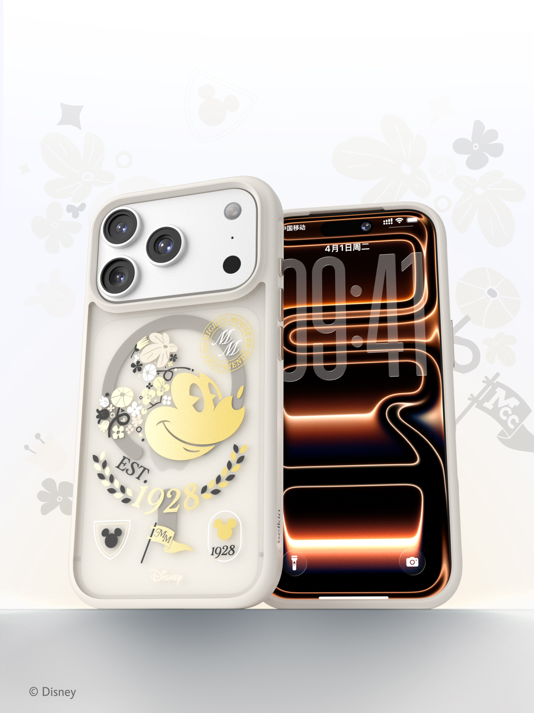 SheerForce™ Magnetic Qi2 Protective for iPhone 17 Series (Mickey, Disney Collection) [MSA046]