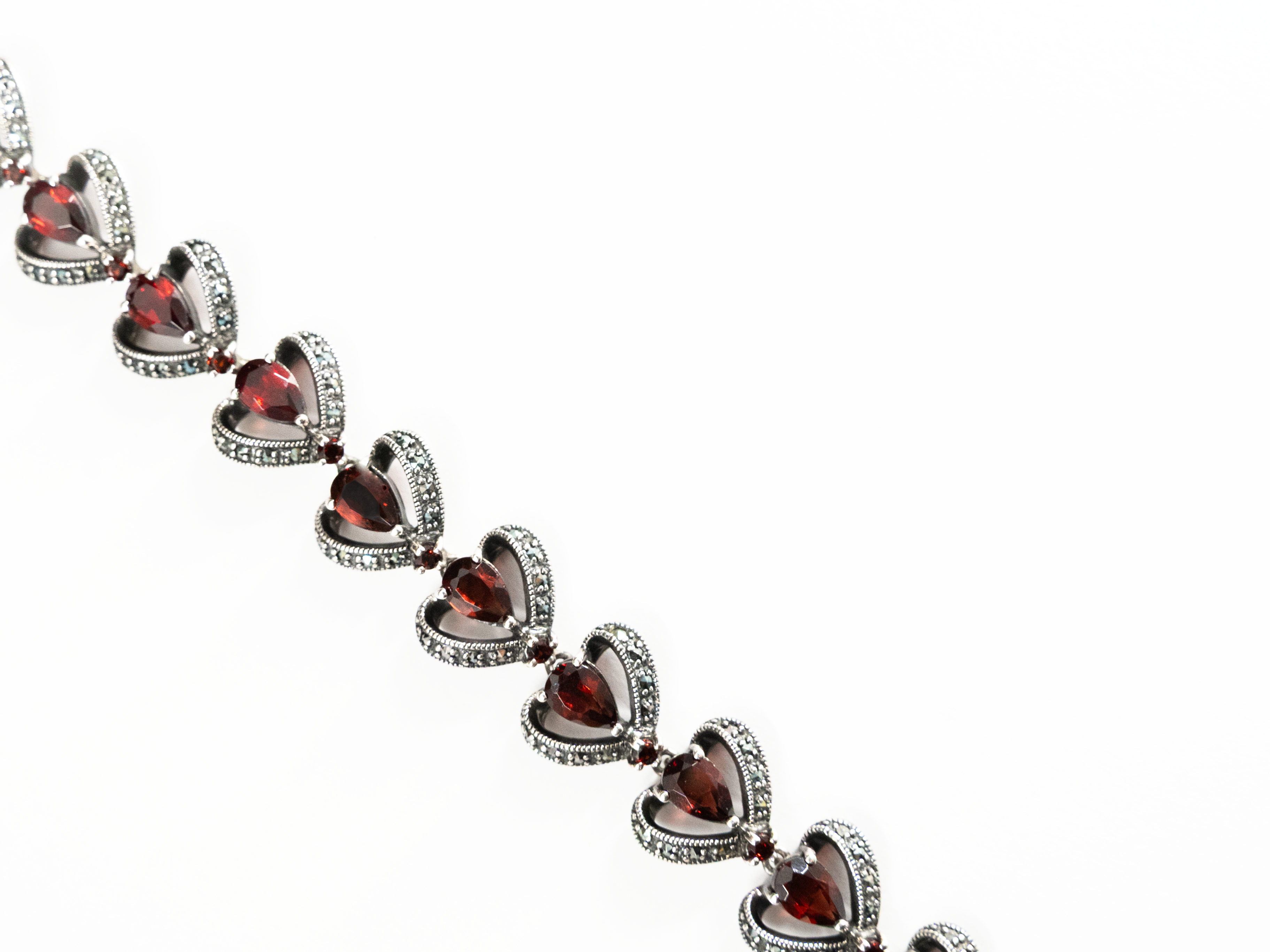 石榴石愛心手鍊（OP1745）