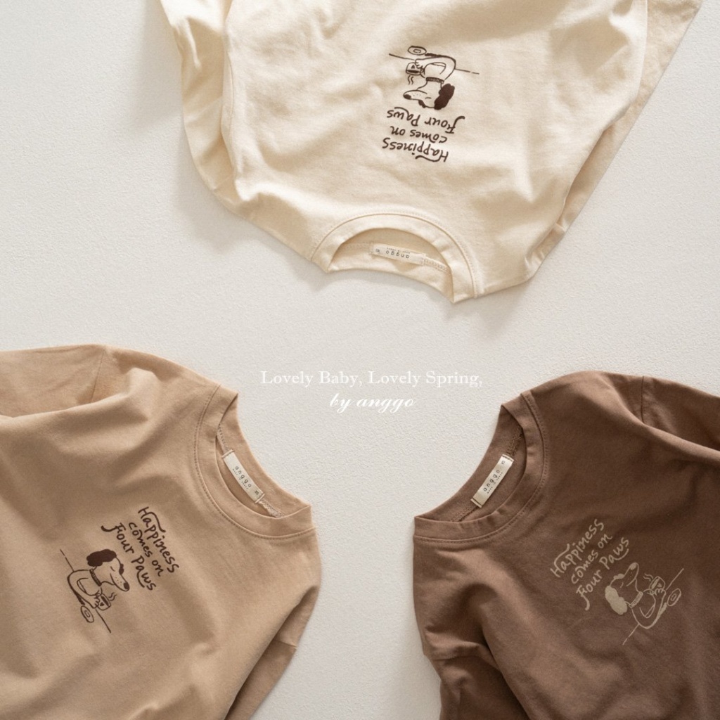 正韓春Anggo 喝茶狗勾上衣