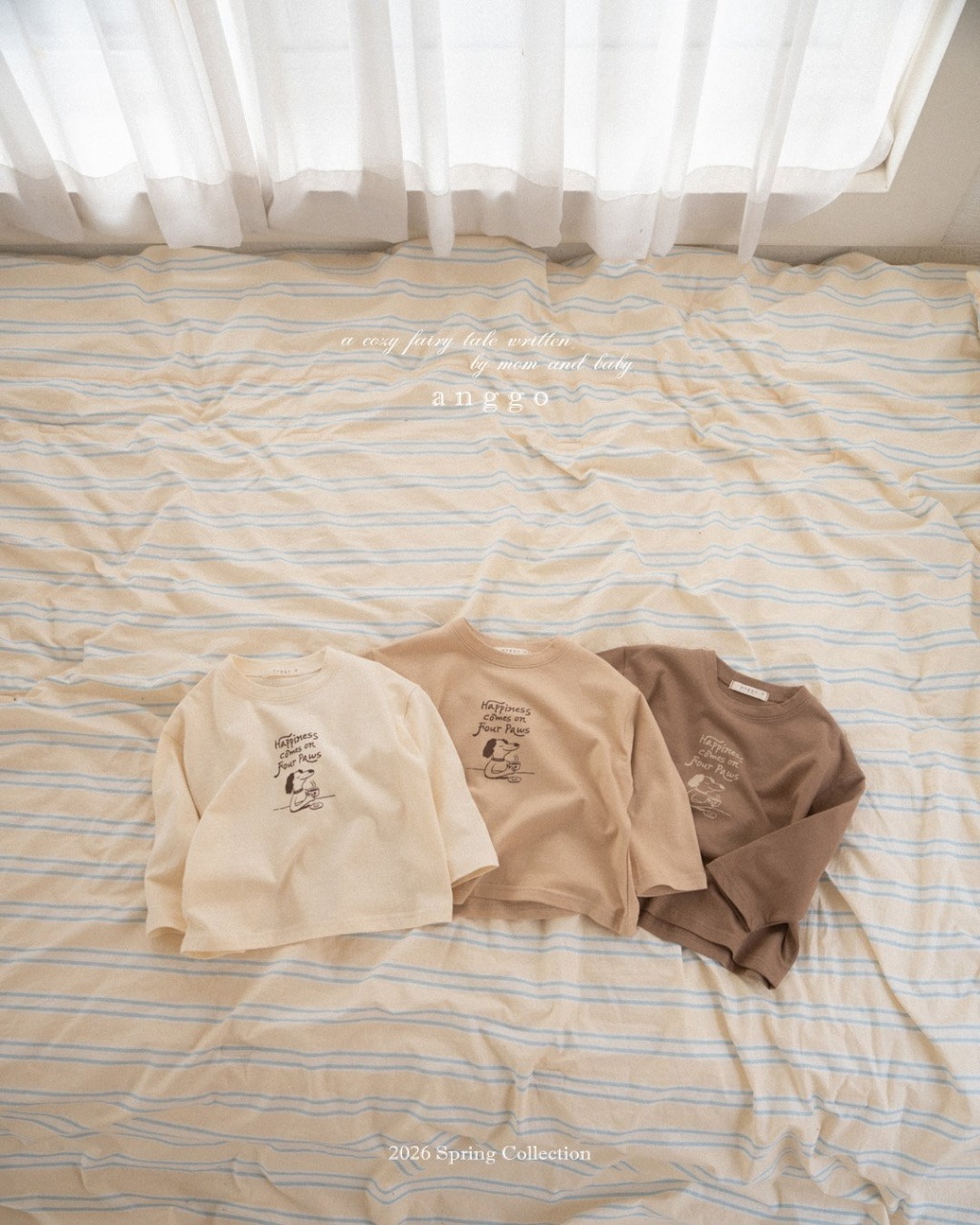 正韓春Anggo 喝茶狗勾上衣