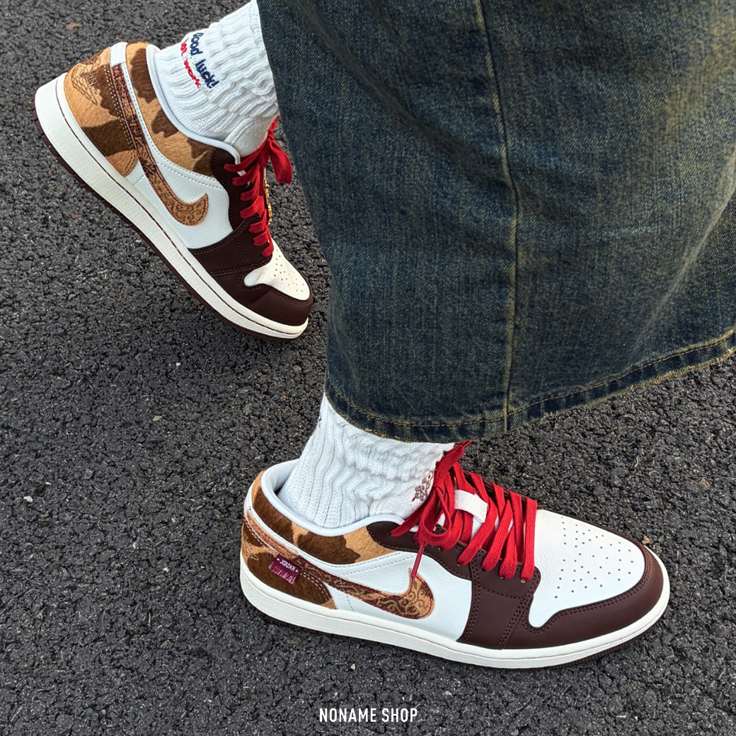 NIKE AIR JORDAN 1 LOW CNY 2026 馬年限定 馬毛 斑紋 休閒鞋 (男款)