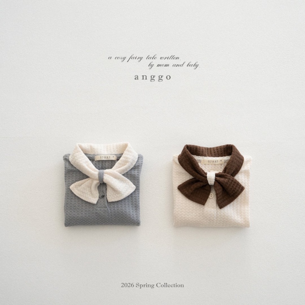 正韓春Anggo 氣質綁帶上衣