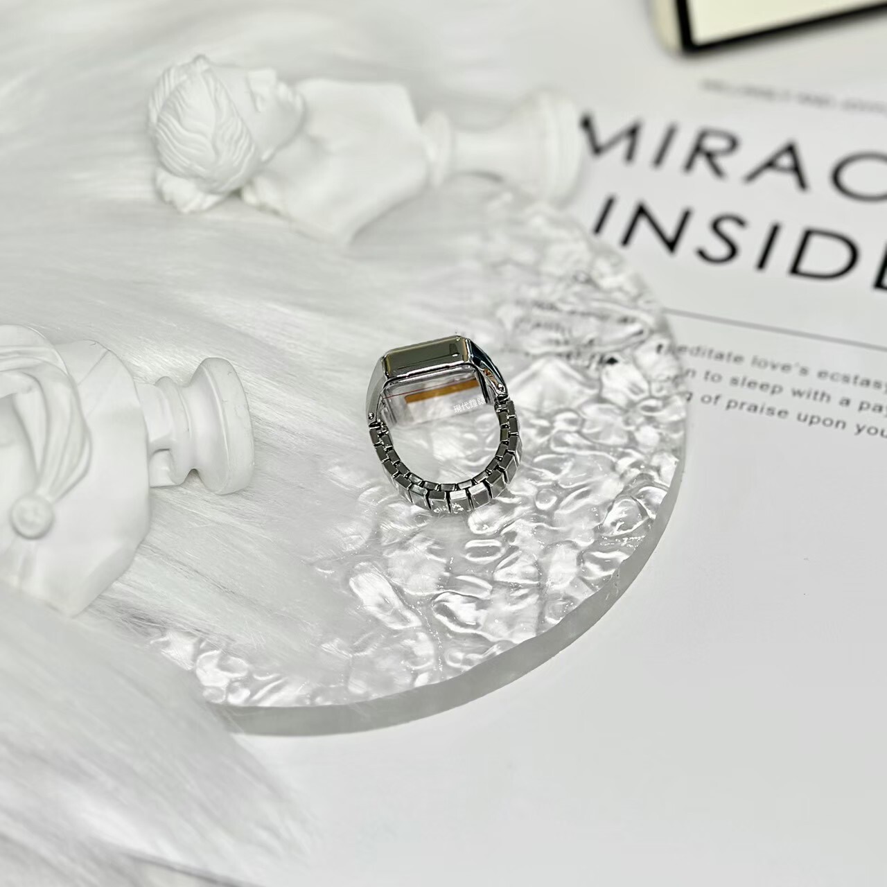 【HELLO KITTY】凱蒂貓 人氣角色酷洛米戒指錶-粉X銀 LK713LWVI-A 20.5mm 現代鐘錶