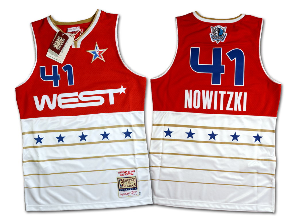 Mitchell & Ness 達拉斯獨行俠隊 Dirk Nowitzki 2006 全明星賽 復刻 球員版球衣