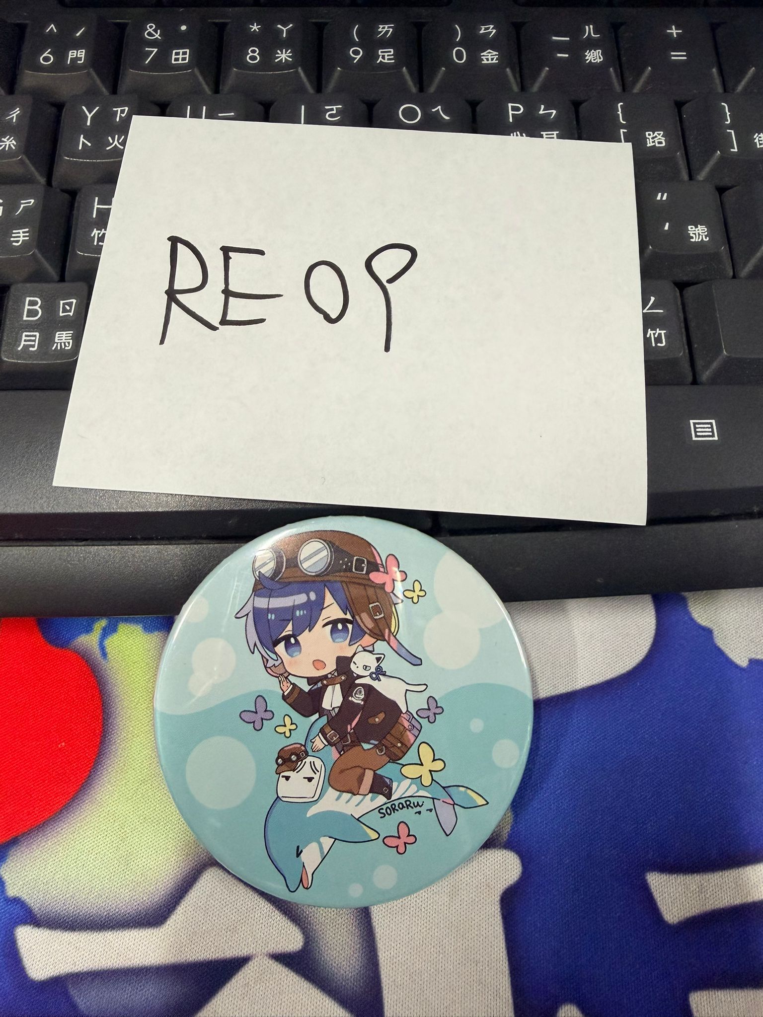 唱見 soraru 襟章 #RE09