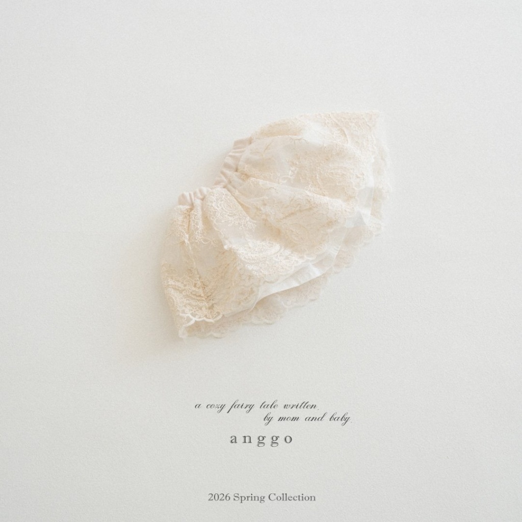 正韓春Anggo 下午茶蕾絲短褲裙
