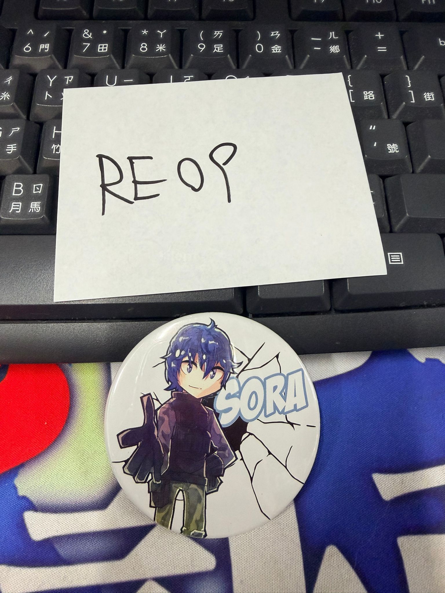 唱見 soraru 襟章 #RE09