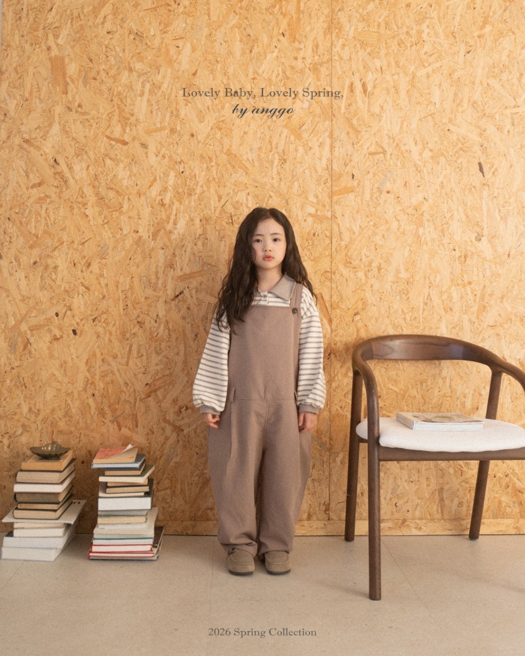 正韓春Anggo 春季日系吊帶長褲