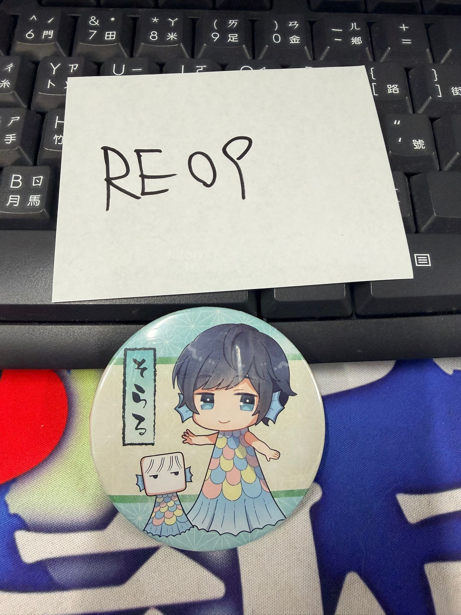 唱見 soraru 襟章 #RE09