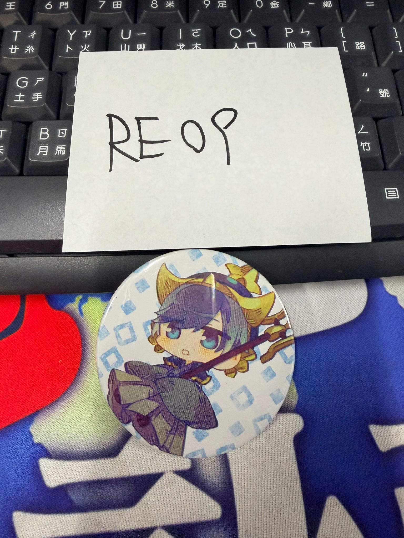 唱見 soraru 襟章 #RE09