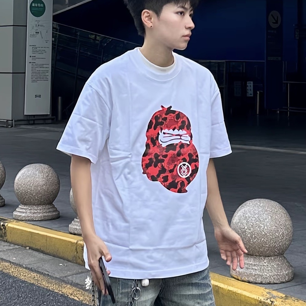 Fingercroxx FGXX  BAPE A BATHING APE CLOT 陳冠希 猿人 紅綠迷彩 短T TEE