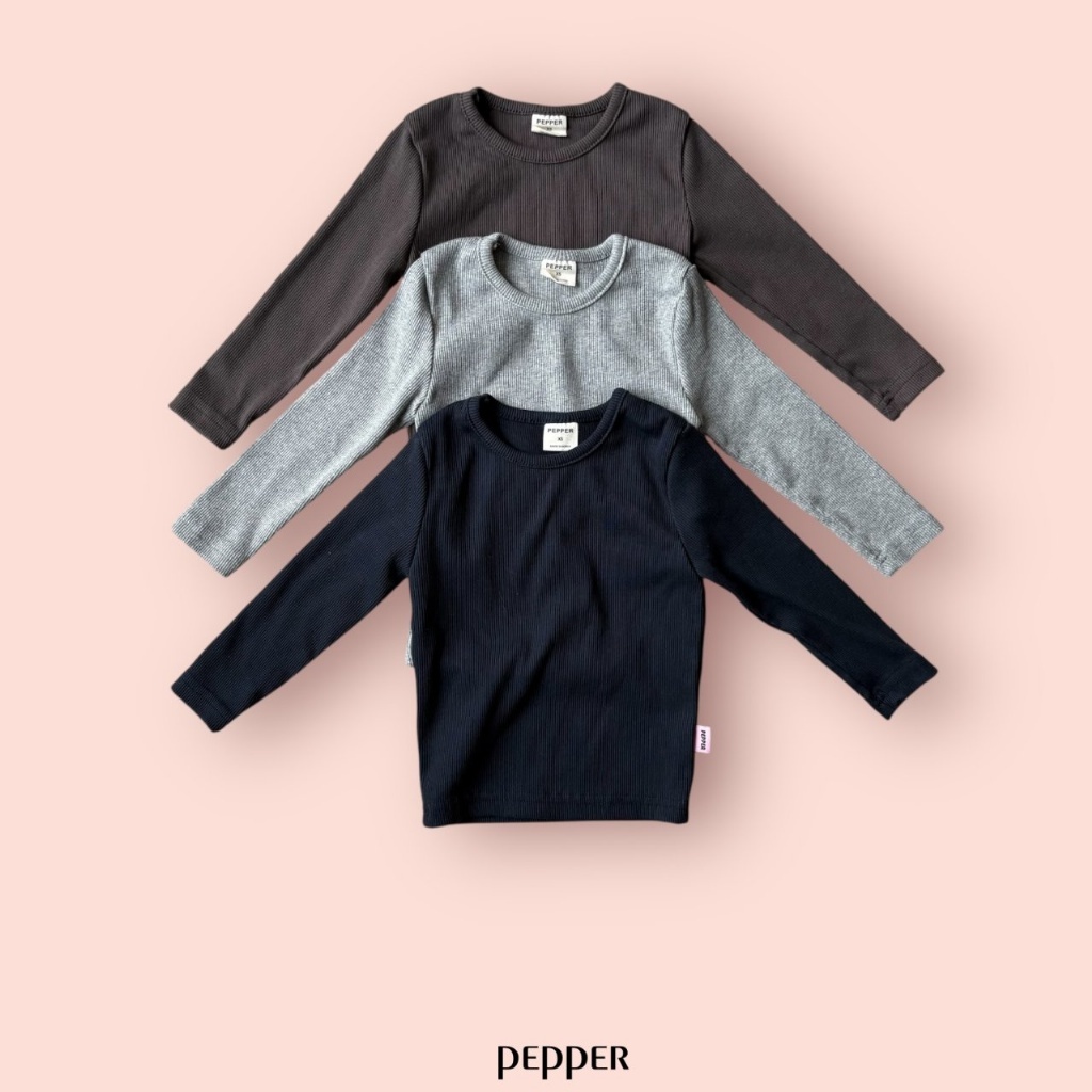 正韓春Pepper  三色簡單日常上衣