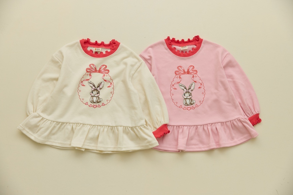 正韓春orangemom 兔兔緞帶上衣