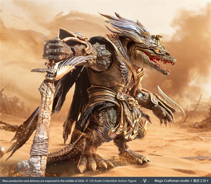 預購26/09 魔匠工坊 代理版 可動 1/12 亂神殿系列 埃及 索貝克 沙漠巨鱷