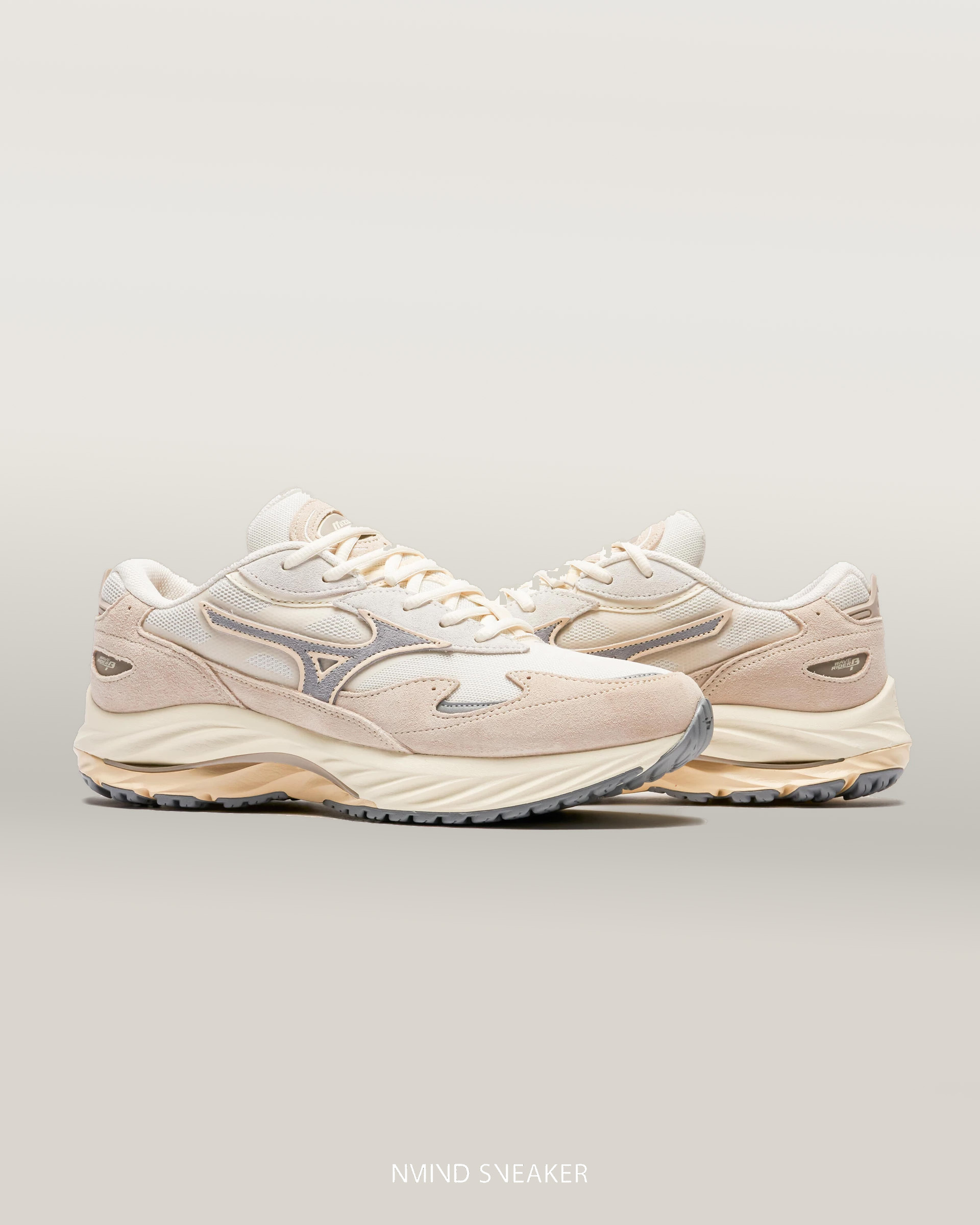 <清倉亂賣😵‍💫>  Mizuno WAVE RIDER β 奶茶色