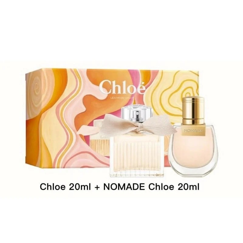 Chloe 經典香水套盒新款（小豬包20ml+肉絲帶20ml)