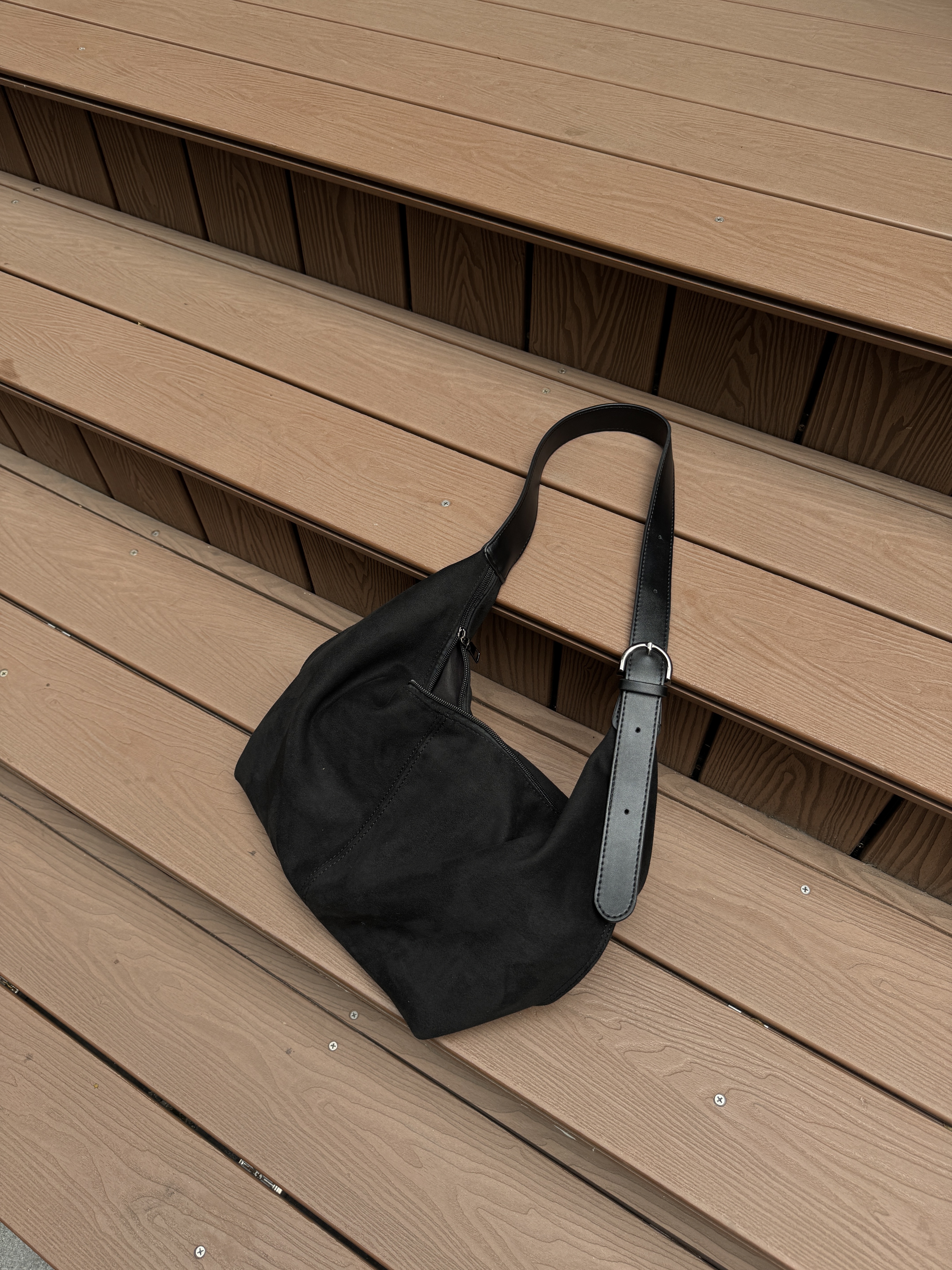 麂皮大容量單肩包🍂(2色)