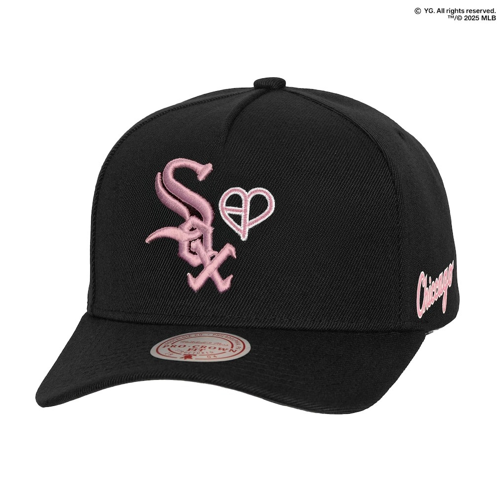 MLB帽子 Chicago White Sox 芝加哥白襪 黑粉 BLACKPINK 聯名款 老帽 M&N 可調式 全新