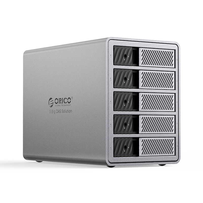 ORICO 5 Big DAS Solution Thunderbolt 3 40Gbps With150W Power Supply (Support 22TB HDD) [9858T3]