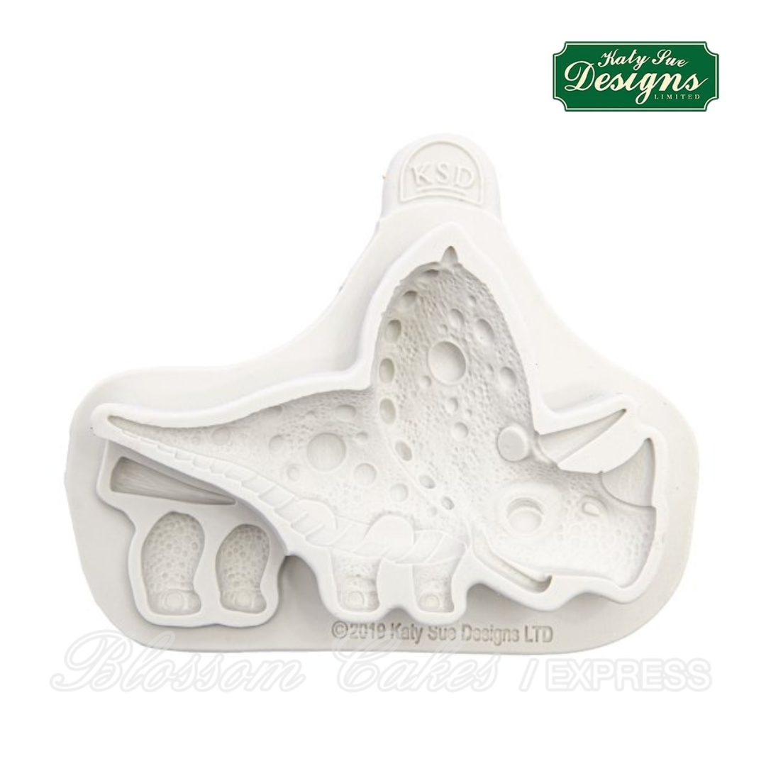 Katy Sue Triceratops Silicone Mould