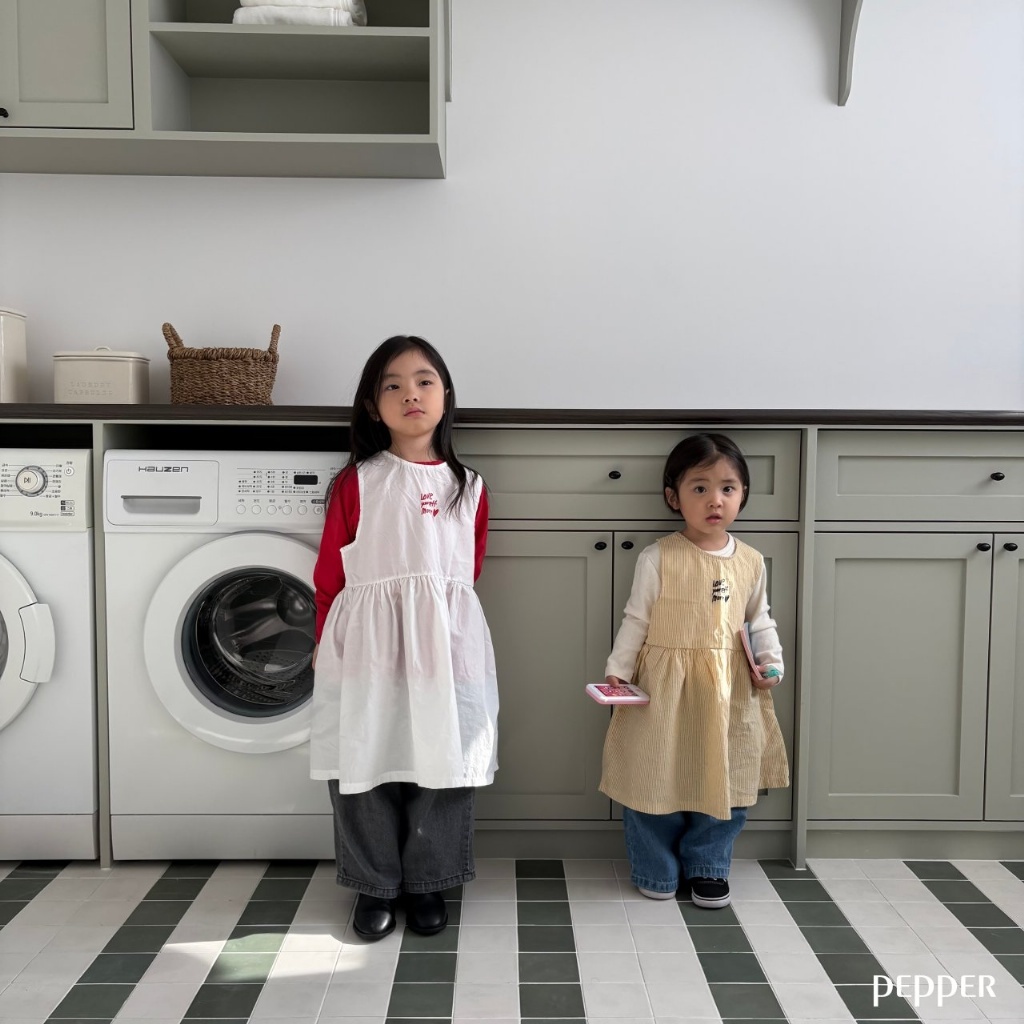 正韓春Pepper  搭配高手洋裝罩衫