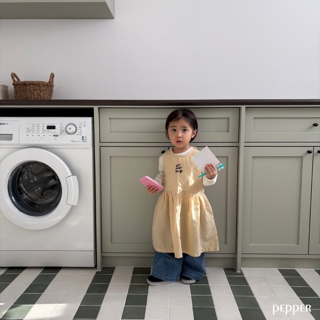 正韓春Pepper  搭配高手洋裝罩衫