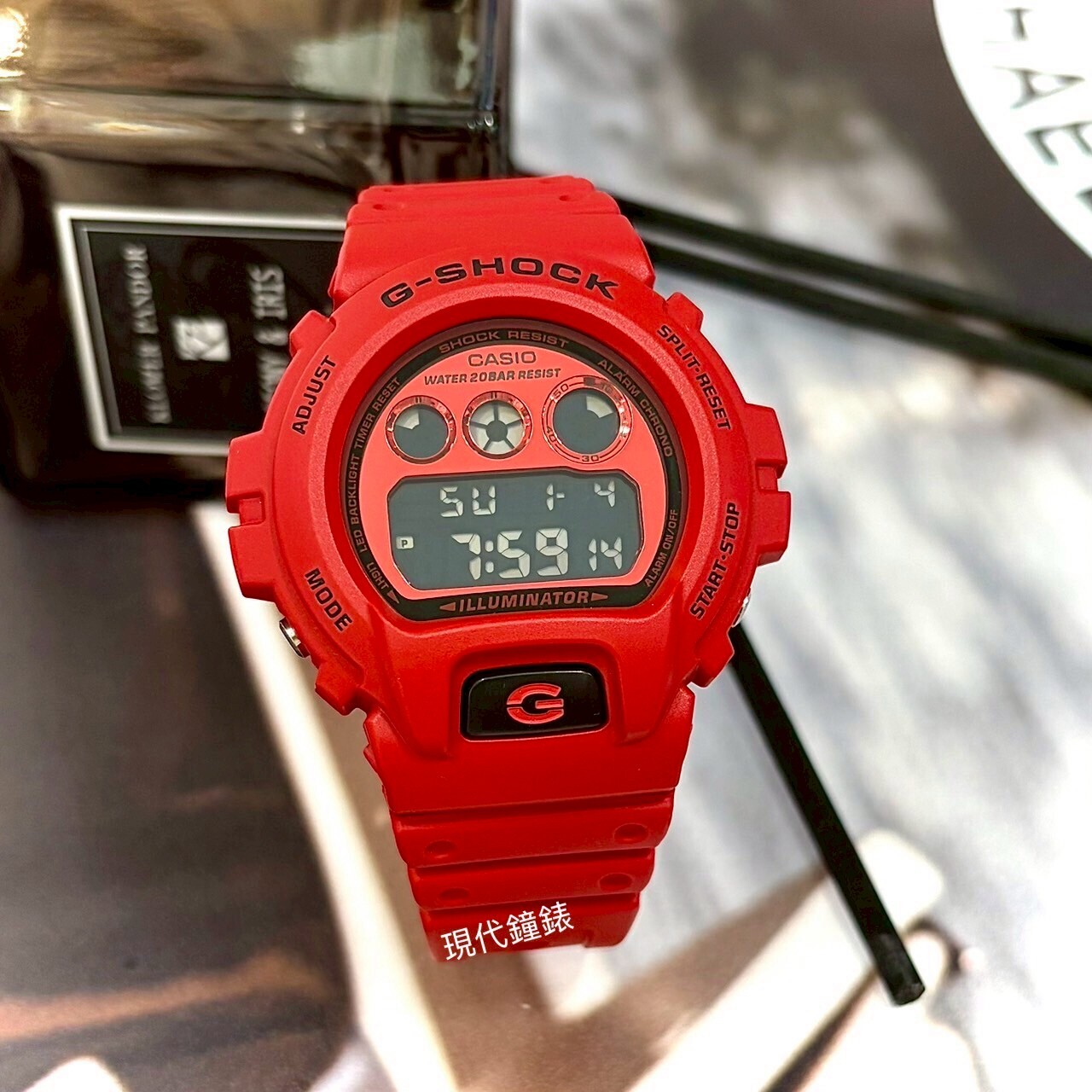【G-SHOCK】G-K鮮紅經典6900系列 DW-6900RRB-4D 50mm 現代鐘錶