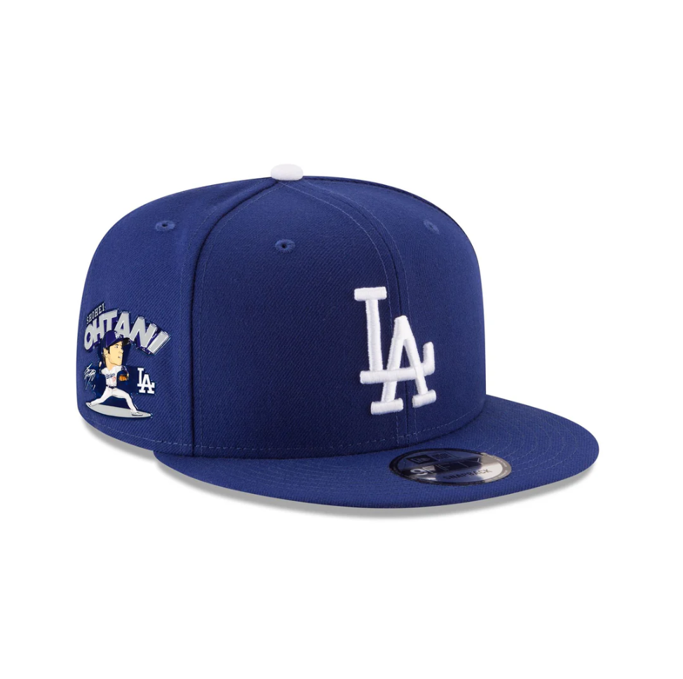 MLB帽子 Los Angeles Dodgers 洛杉磯道奇 Shohei Ohtani 大谷翔平 投球 棒球帽  New Era 9FIFTY 可調式 全新