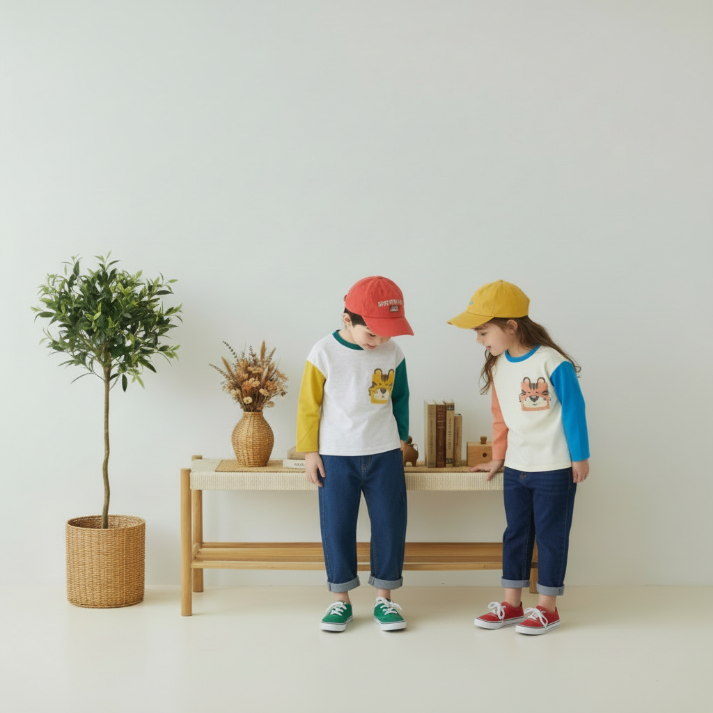 正韓春orangemom 老虎口袋上衣