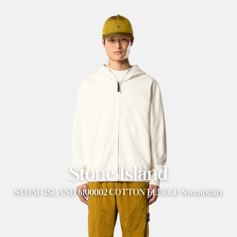 【代購】STONE ISLAND 6100002 棉質刷毛休閒上衣