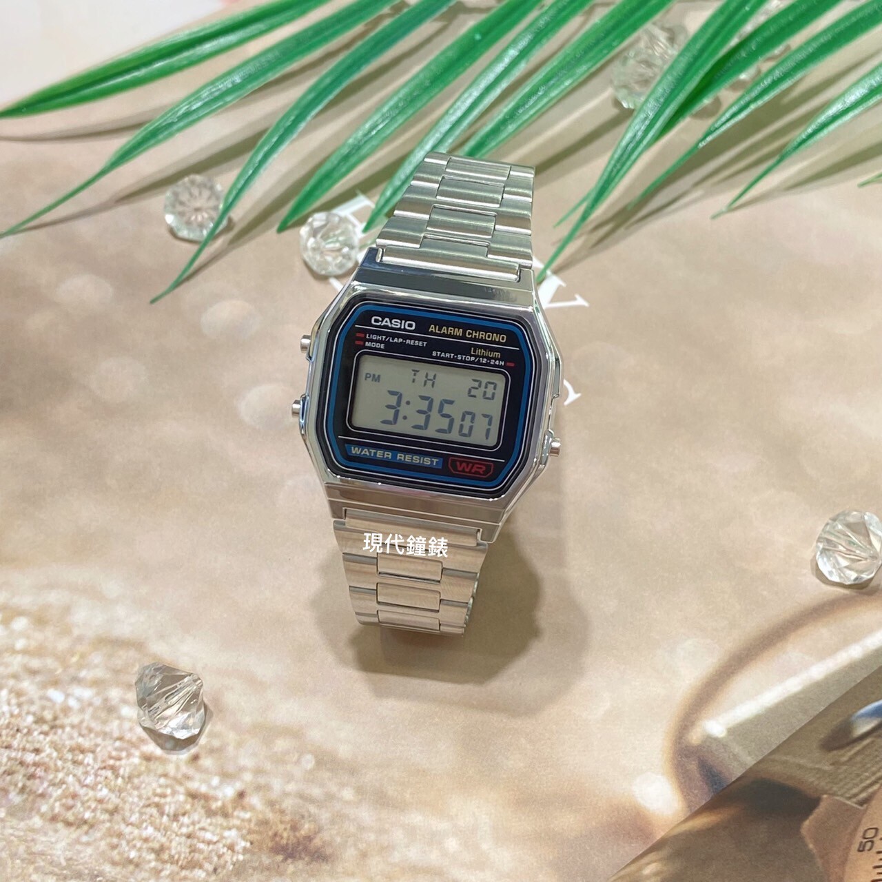 【CASIO 卡西歐】CASIO 中性簡約電子錶A-158WA-1D 32mm 現代鐘錶