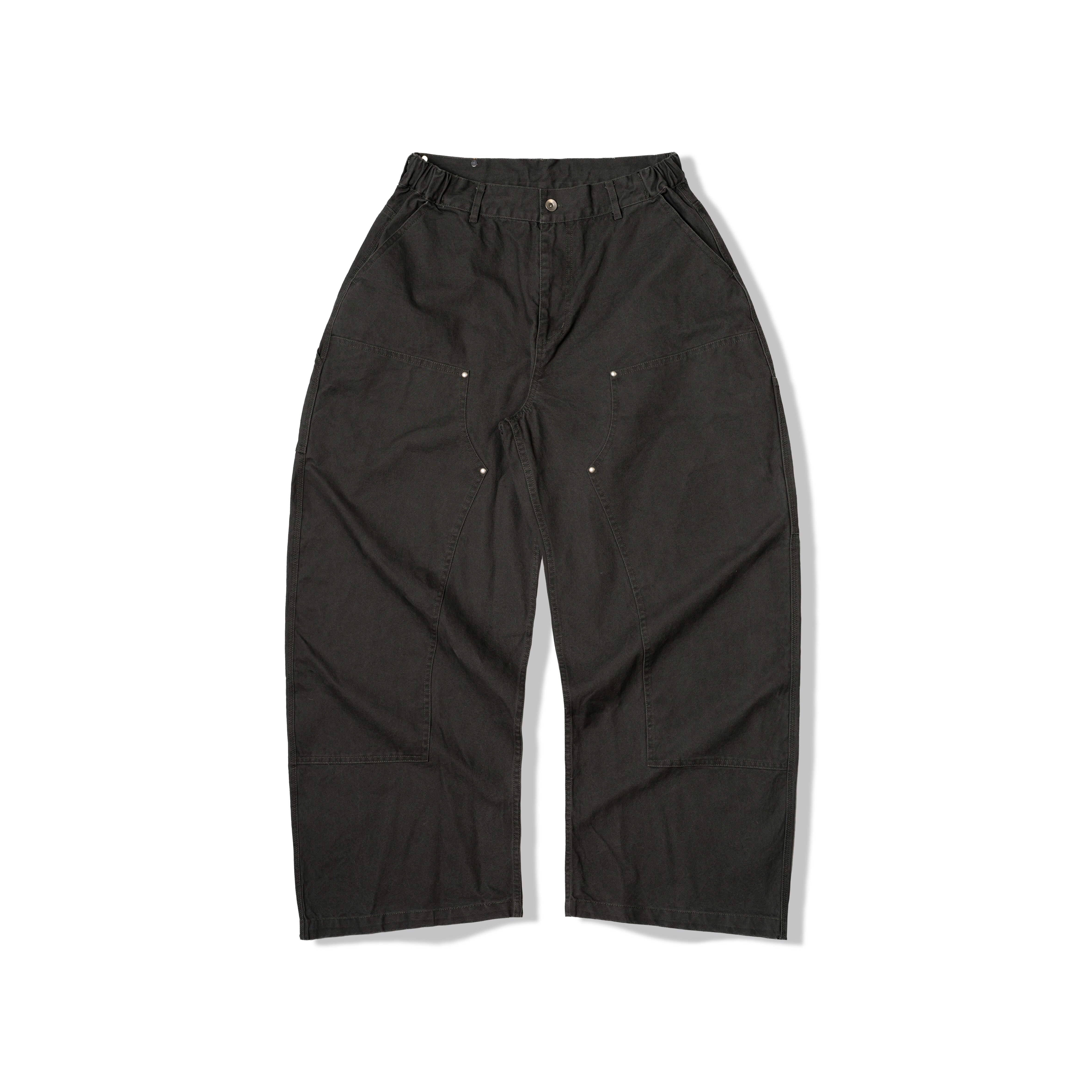 【車庫服飾】ORDINARY CURVE LEG PAINTER PANT
