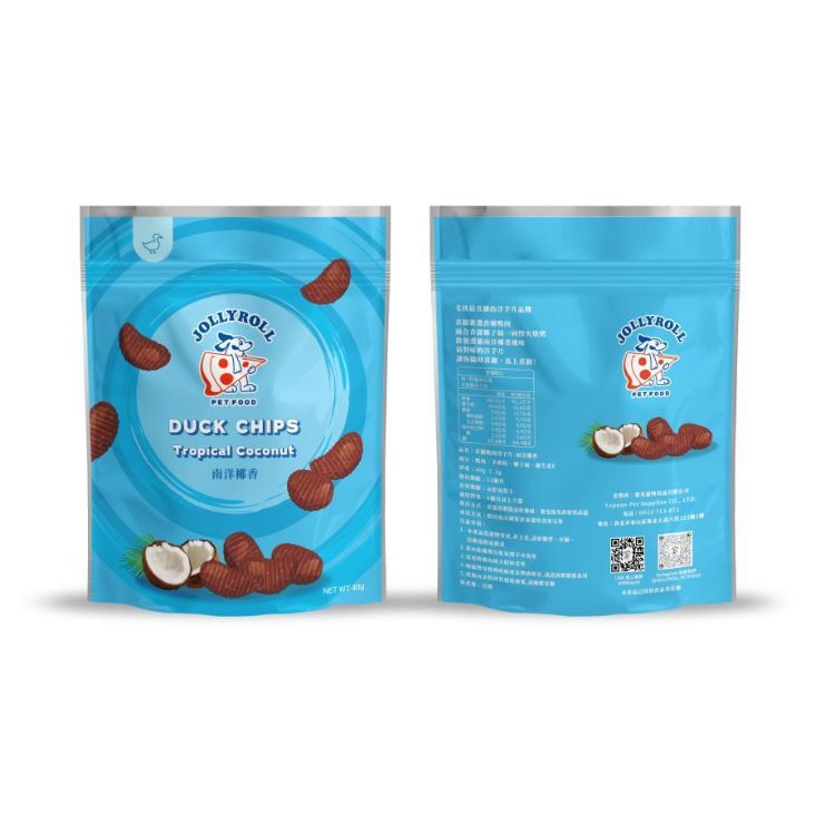 【喜翻 JOLLYROLL】Chips！鴨肉洋芋片-南洋椰香 40g