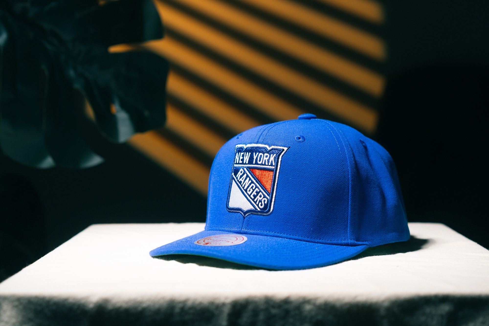 NHL帽子 New York Rangers 紐約遊騎兵 隊徽 電繡大圖 老帽 M&N 可調式 全新