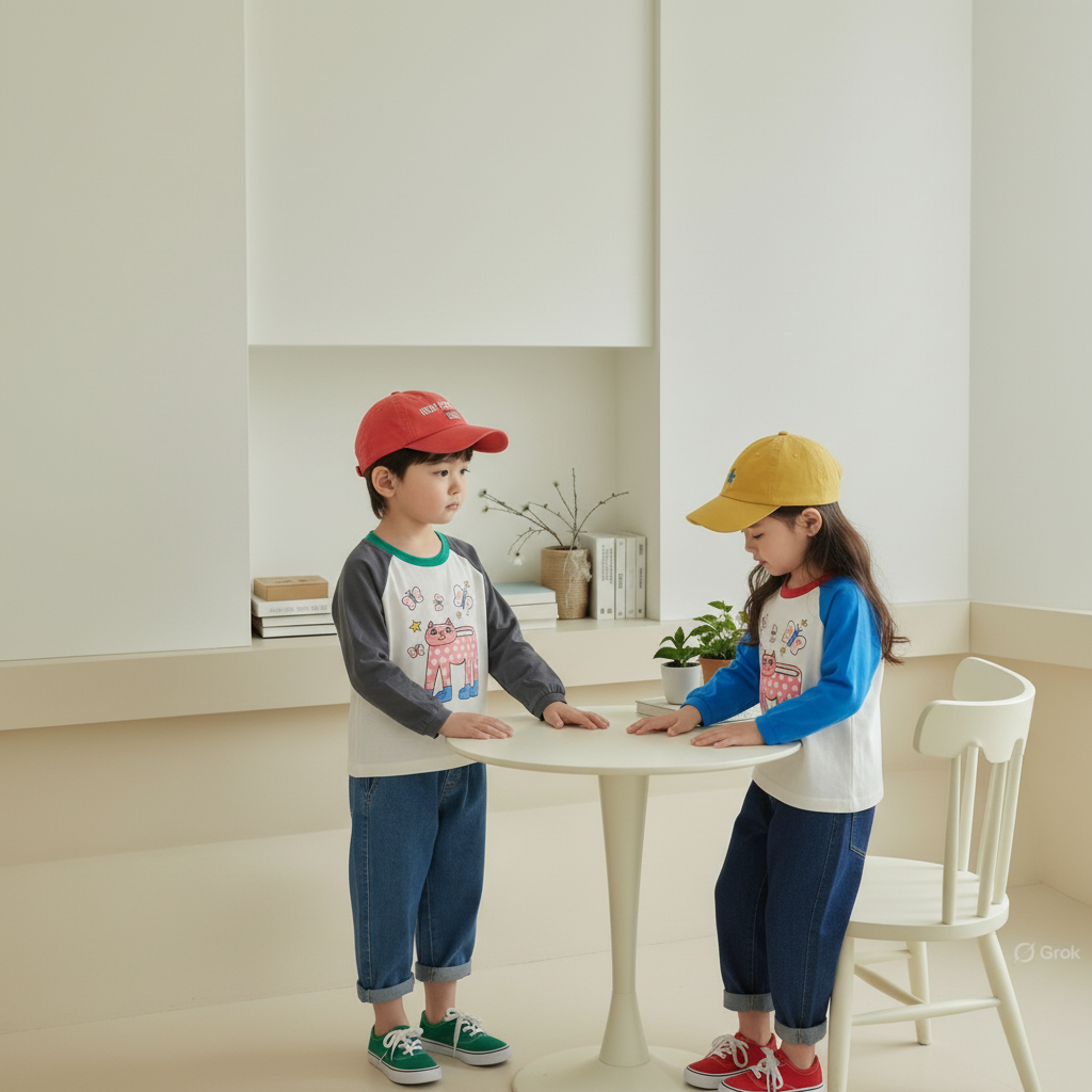 正韓春orangemom 蝴蝶小貓上衣