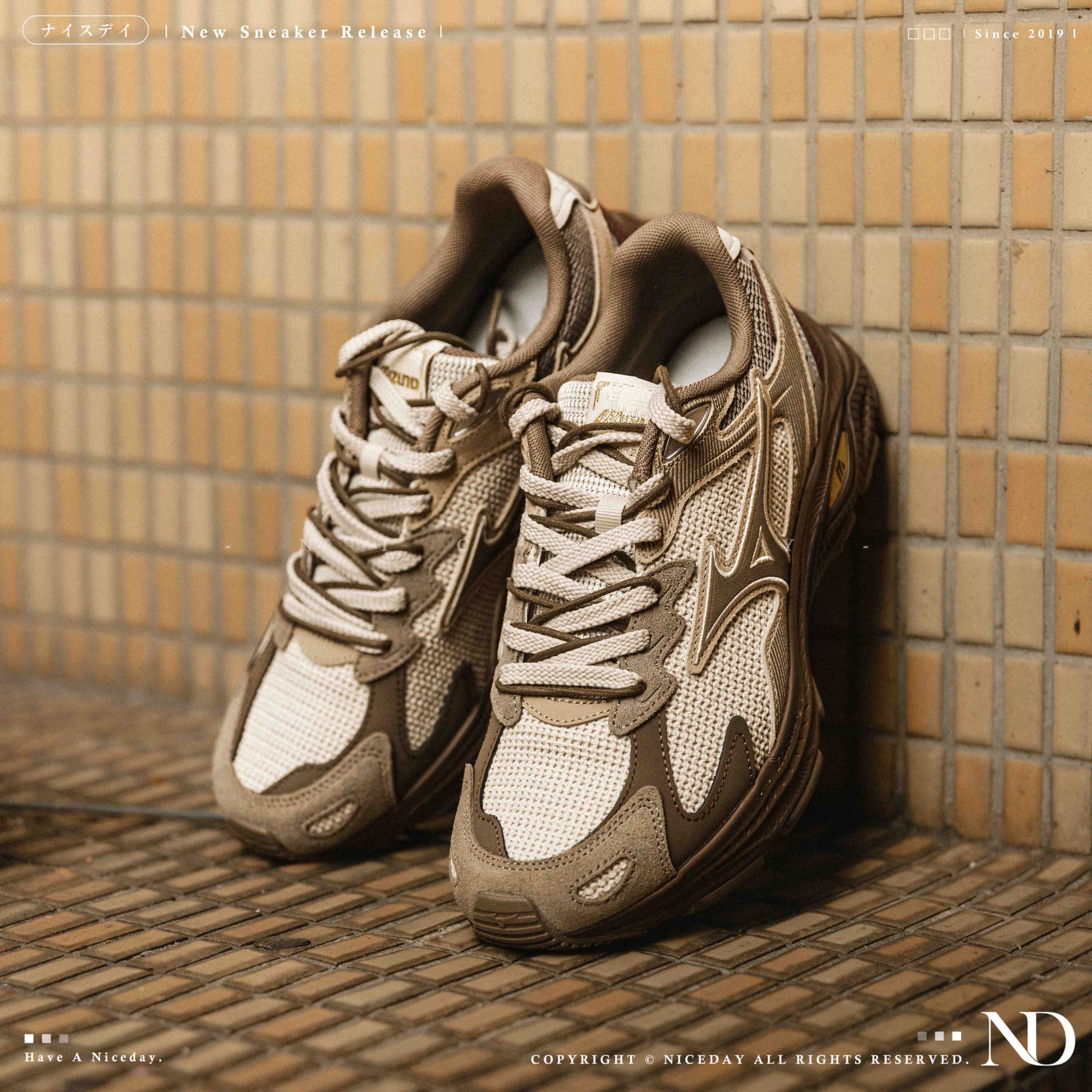 NICEDAY 代購 Mizuno Racer S CNY 馬年 新年 春節 農曆 棕 摩卡 D1GH253518