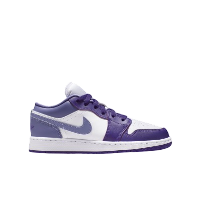 [現貨] Air Jordan 1 Low White & Dusty Amethyst (GS)  553560-551